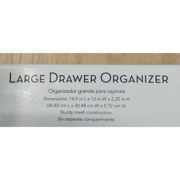 Large Blue Drawer Organizer Utensil Flatware Hunting Home Kitchen - Picture 5 of 6